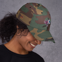 Load image into Gallery viewer, Dad hat Crazy Eye Collection Blue Eye (more colors available)
