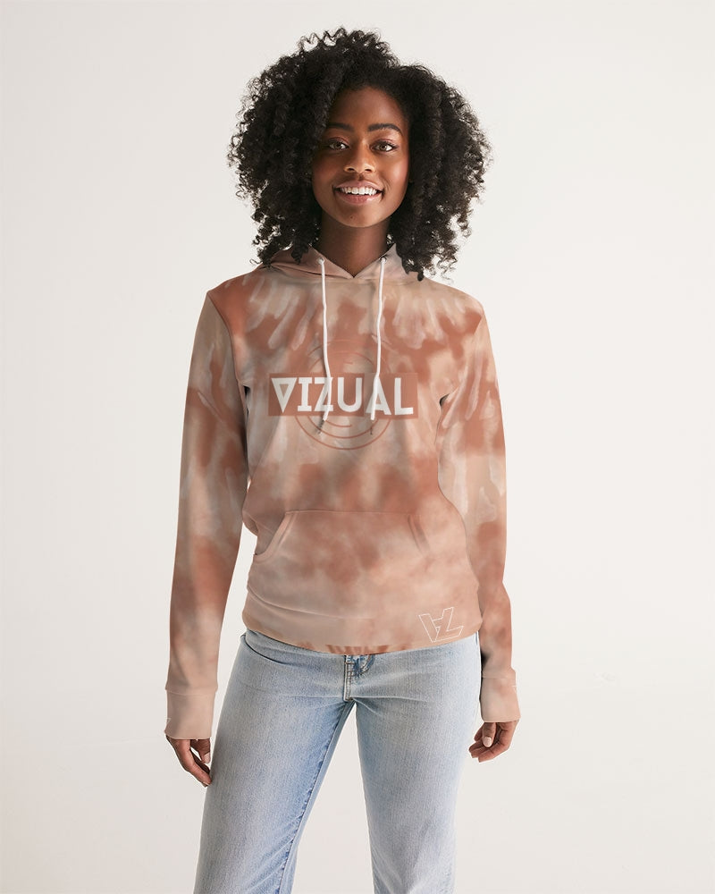 Cream&brown Tie Dye Men's hoodie Women's Hoodie