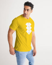 Load image into Gallery viewer, 3 Diamonds Collection Gold Designer Men&#39;s T-shirt
