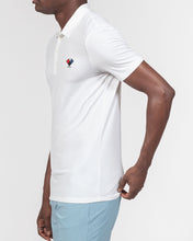 Load image into Gallery viewer, D3 polo white Men&#39;s Slim Fit Short Sleeve Polo 523 Collection
