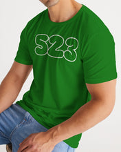 Load image into Gallery viewer, 523 Collection Green T-shirt Bubble letters Men&#39;s Tee
