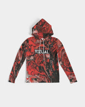 Load image into Gallery viewer, Red and Black tie dye tie dye Women&#39;s Hoodie
