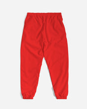 Load image into Gallery viewer, Red with Black Logo Men&#39;s Track Pants
