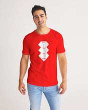 Load image into Gallery viewer, 3 Diamonds Collection Red Men&#39;s Designer T-shirt
