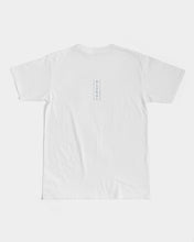 Load image into Gallery viewer, Light blue Designer T-shirt original logo white Men&#39;s Graphic Tee
