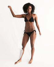 Load image into Gallery viewer, Black Triangle String Bikini
