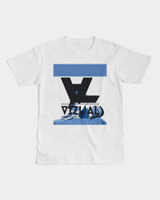 Load image into Gallery viewer, Carolina Blue Graphic T-shirt with Navy logo Men&#39;s Graphic Tee
