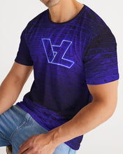 Load image into Gallery viewer, nvlblueneon Brick logo Men&#39;s Tee
