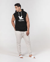 Load image into Gallery viewer, Sleeveless black hoodie Men&#39;s Premium Heavyweight Sleeveless Hoodie
