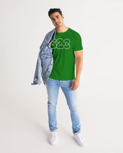 Load image into Gallery viewer, 523 Collection Green T-shirt Bubble letters Men&#39;s Tee
