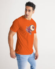 Load image into Gallery viewer, Orange Tee Shirt Purple Eye Men&#39;s Tee
