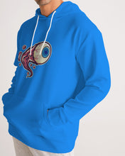 Load image into Gallery viewer, Blue original hoodie blue eye Men&#39;s Hoodie Crazy Eye Collection
