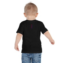 Load image into Gallery viewer, Toddler Short Sleeve Tee red&amp;blue original logo
