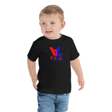 Load image into Gallery viewer, Toddler Short Sleeve Tee red&amp;blue original logo
