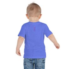 Load image into Gallery viewer, Toddler Short Sleeve Tee red&amp;blue original logo
