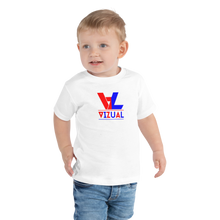 Load image into Gallery viewer, Toddler Short Sleeve Tee red&amp;blue original logo
