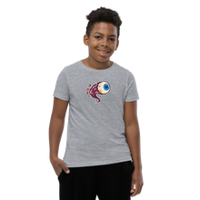 Load image into Gallery viewer, Youth Short Sleeve T-Shirt Crazy Eye Collection (more colors available)
