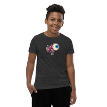 Load image into Gallery viewer, Youth Short Sleeve T-Shirt Crazy Eye Collection (more colors available)
