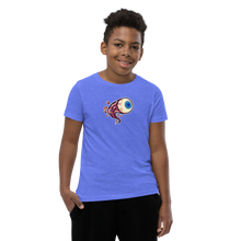 Load image into Gallery viewer, Youth Short Sleeve T-Shirt Crazy Eye Collection (more colors available)
