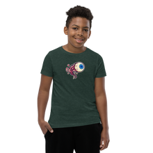 Load image into Gallery viewer, Youth Short Sleeve T-Shirt Crazy Eye Collection (more colors available)
