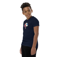 Load image into Gallery viewer, Youth Short Sleeve T-Shirt Crazy Eye Collection (more colors available)
