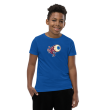 Load image into Gallery viewer, Youth Short Sleeve T-Shirt Crazy Eye Collection (more colors available)
